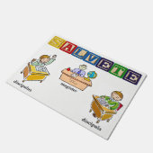 Welkom Latijnse school Deurmat (Schuin)