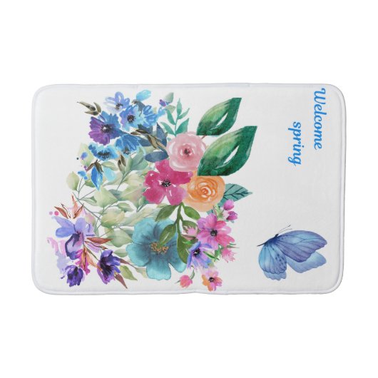 Welkom lente badmat (Voorkant)