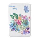 Welkom lente badmat (Voorkant Verticaal)