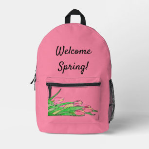 Welkom Lente!  Bedrukte Rugzak