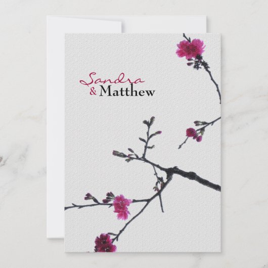 Welkom Lente Dubbel Geluk/Chinese Trouw 3 Kaart (Voorkant)