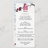 Welkom Lente Dubbel Geluk Sakura Menu (Voorkant / Achterkant)