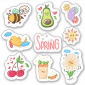 Welkom Lente elementen set 1 planner Sticker (Voorkant)