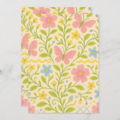 Welkom lente feestdagenkaart (Voorkant / Achterkant)