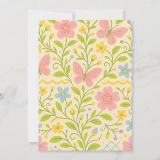 Welkom lente feestdagenkaart