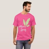 welkom lente grappig t-shirt (Voorkant volledig)
