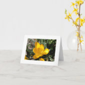 Welkom lente kaart (Gele Bloem)