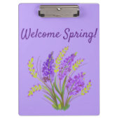 Welkom lente! klembord (Voorkant)