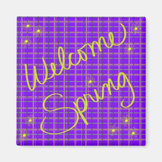 Welkom Lente Magneet (Voorkant)