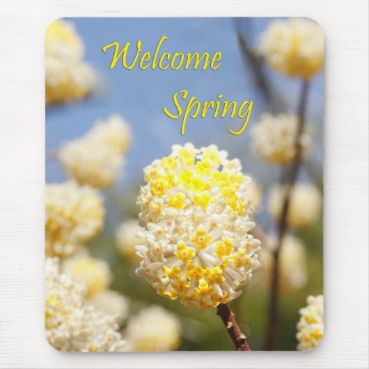 Welkom lente muismat (Voorkant)