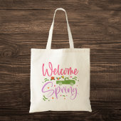 Welkom lente tote bag