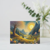 Welkom Lente's Melodie op de Equinox Briefkaart (Staand voorkant)