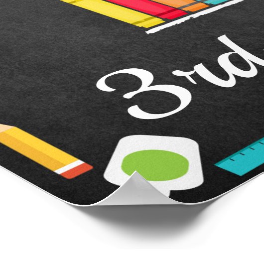 Welkom Leraar Teken Poster (Hoek)