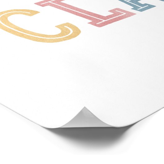 Welkom Leraar Teken Poster (Hoek)