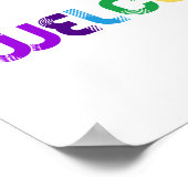 Welkom LGBT-regenboogvlag Poster (Hoek)