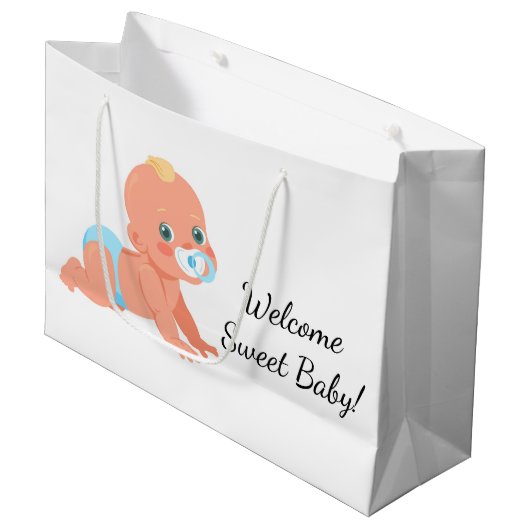 Welkom lieve Baby Groot Cadeauzakje (Voorkant Gekanteld)