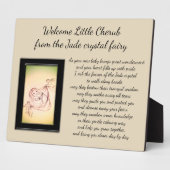 Welkom Little Cherub Fotoplaat (Zijkant)