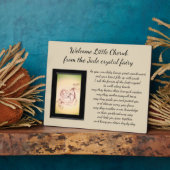 Welkom Little Cherub Fotoplaat (Zijkant)