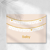 Welkom Little One Baby Gefeliciteerd Kaart