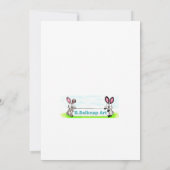 Welkom Little One Baby Kaart (Achterkant)