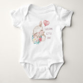 Welkom Little One Cute Llama Romper (Voorkant)