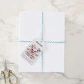 Welkom Little One- Schattige Knorretje Baby shower Cadeaulabel (Met Touw)