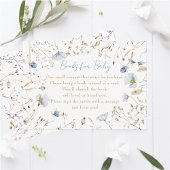 Welkom Little Wildflower Boeken voor Baby Enclosur Informatiekaartje