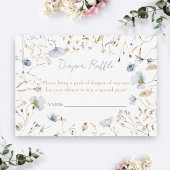 Welkom Little Wildflower Luier Raffle Enclosure Informatiekaartje