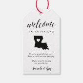 Welkom Louisiana Wedding Cadeaulabel (Voorkant)