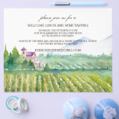 Welkom Lunch & Wijnproeverij Flyer (Enkel)