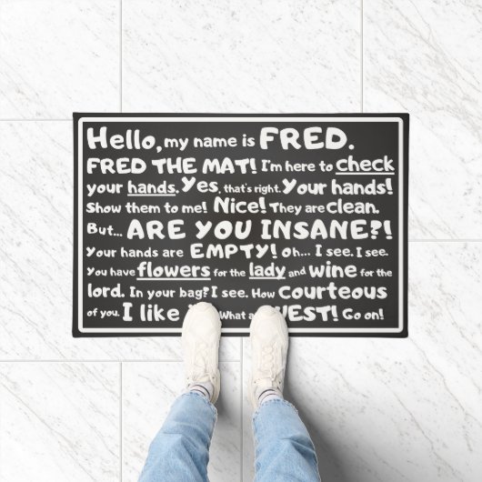 Welkom, maar eerst… een klein testje! Fred de Mat (Binnen)