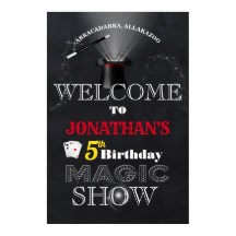 Welkom Magic Show Verjaardag