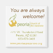 Welkom magneet (Voorkant)