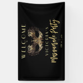 Welkom Masquerade Verjaardagsfeest Schuimplaten Spandoek (Verticaal)