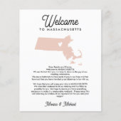 Welkom MASSACHUSETTS Letter & Itinerary ENIGE KLEU (Voorkant)