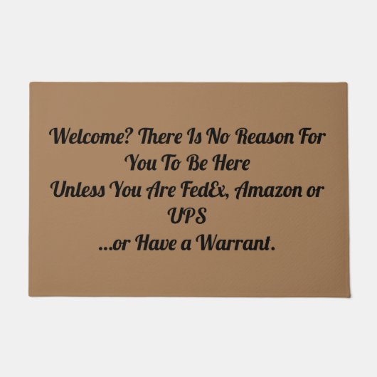 Welkom? Mat (Voorkant)