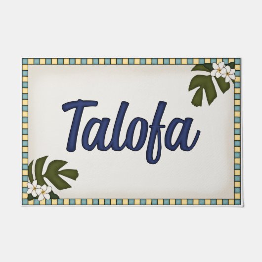 Welkom Mat ~ Talofa ~ Samoan (Voorkant)