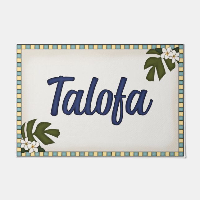 Welkom Mat ~ Talofa ~ Samoan (Voorkant)