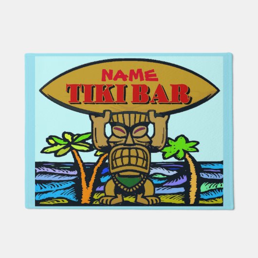 Welkom Mat, Tiki BAr Deurmat (Voorkant)