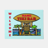 Welkom Mat, Tiki BAr Doormat Deurmat (Voorkant)