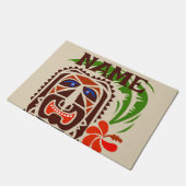 Welkom Mat, Tiki Bar.geef tekst Doormat uit Deurmat (Schuin)