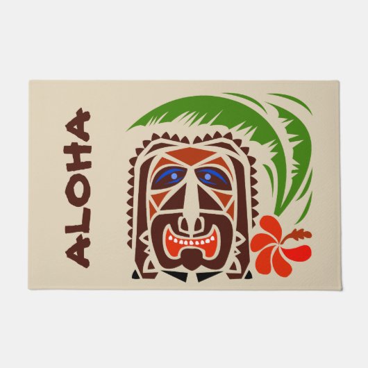 Welkom Mat, Tiki Bar.geef tekst Doormat uit Deurmat (Voorkant)