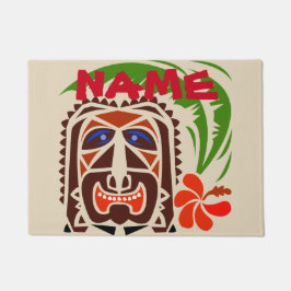 Welkom Mat, Tiki Bar.tekst bewerken Deurmat