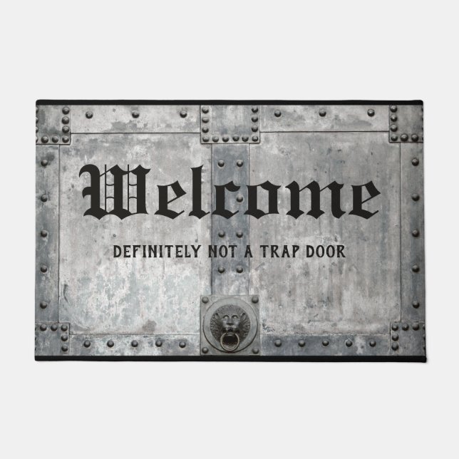 Welkom Mat - zeker geen trap deur (Voorkant)