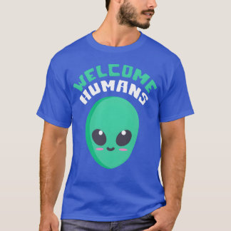 Welkom mensen quote vriend t-shirt