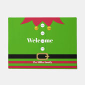 Welkom met Kerstmis Deurmat (Voorkant)