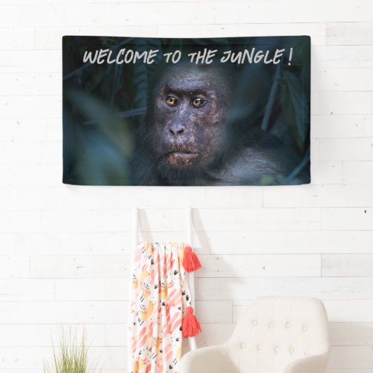 Welkom met Monkey in the Jungle Pickleball Paddle  Spandoek (Insitu)