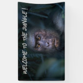 Welkom met Monkey in the Jungle Pickleball Paddle  Spandoek (Verticaal)