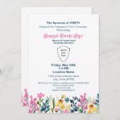 Welkom militaire echtgenoot - Aangepaste Floral do Kaart (Voorkant / Achterkant)