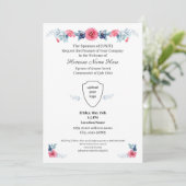 Welkom militaire echtgenoot - Uitnodiging download (Staand voorkant)